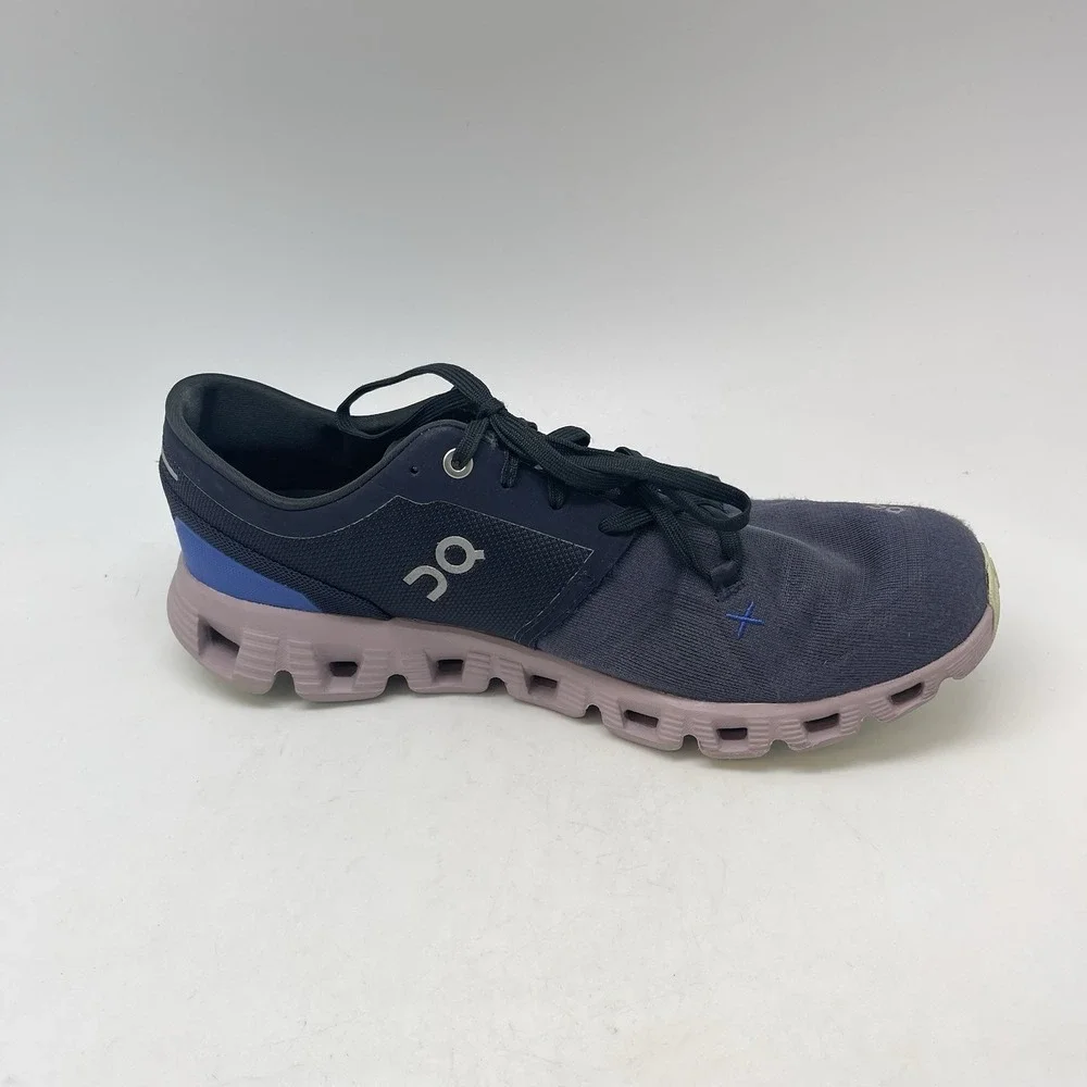 On Cloud X 3 Sneakers Womens 9.5 60.98689 Purple Running Athletic‎ Gym Shoes